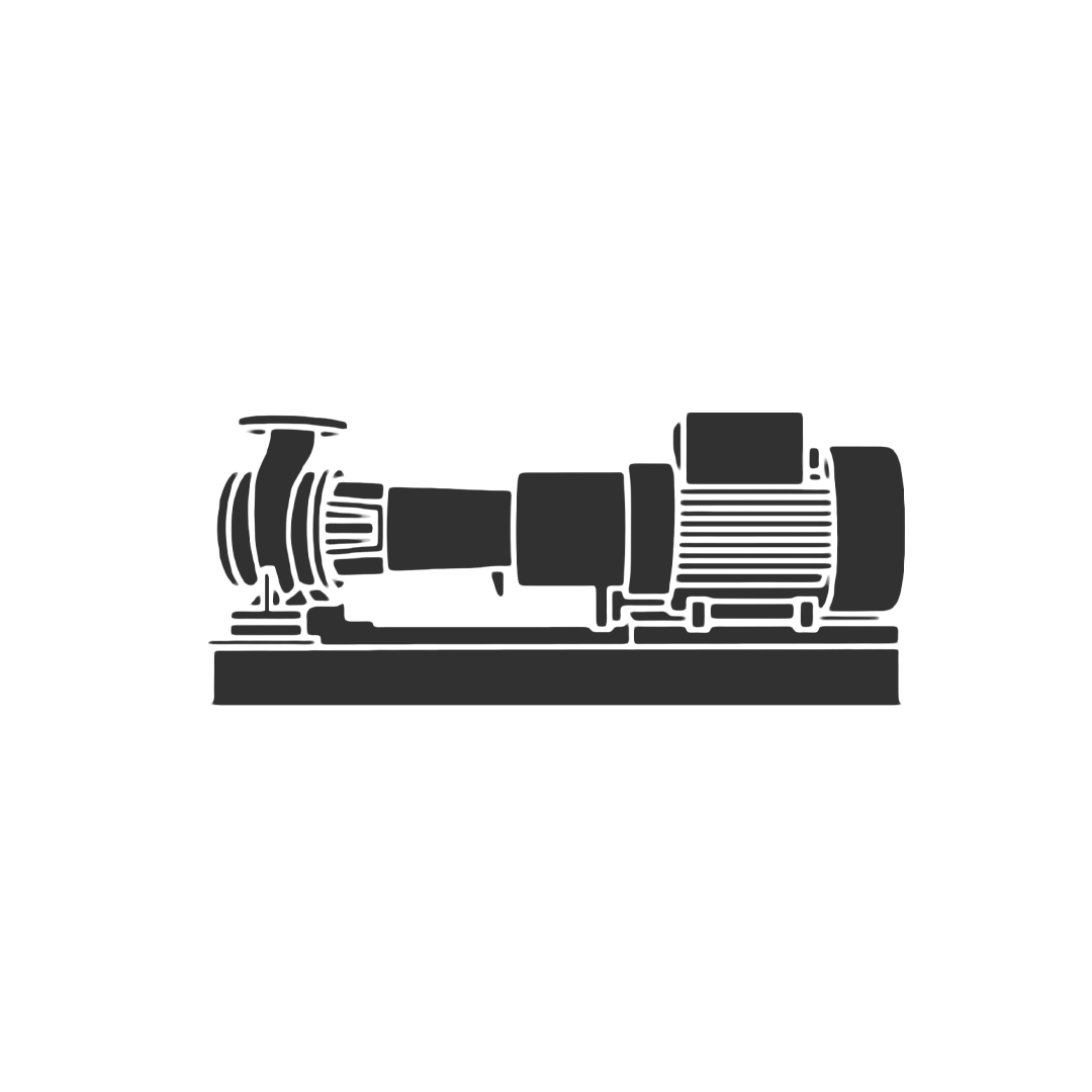 Endsuction long coupled single stage